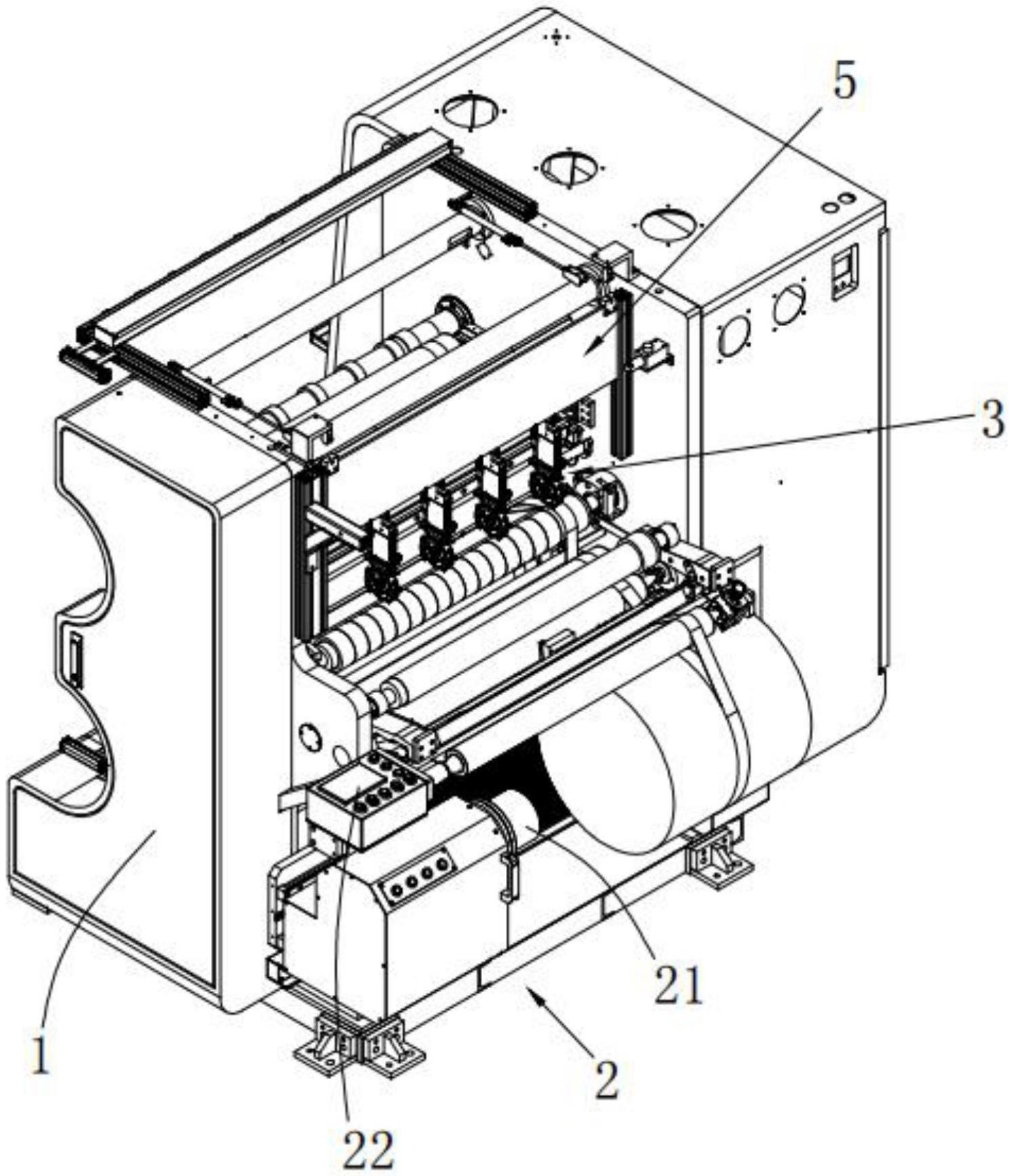 一種復(fù)合膜分切機(jī)的制作方法 一種復(fù)合膜分切機(jī)的制作方法