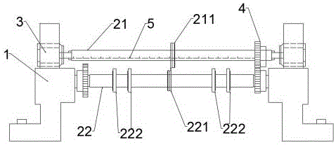 一種用于分切機的可調節(jié)圓刀機構的制作方法 一種用于分切機的可調節(jié)圓刀機構的制作方法