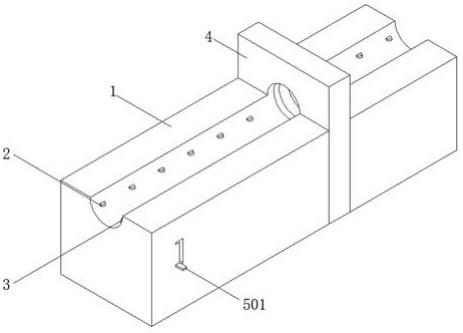 一種長(zhǎng)度可調(diào)的包裝纏繞膜用紙管分切機(jī)的制作方法 一種長(zhǎng)度可調(diào)的包裝纏繞膜用紙管分切機(jī)的制作方法