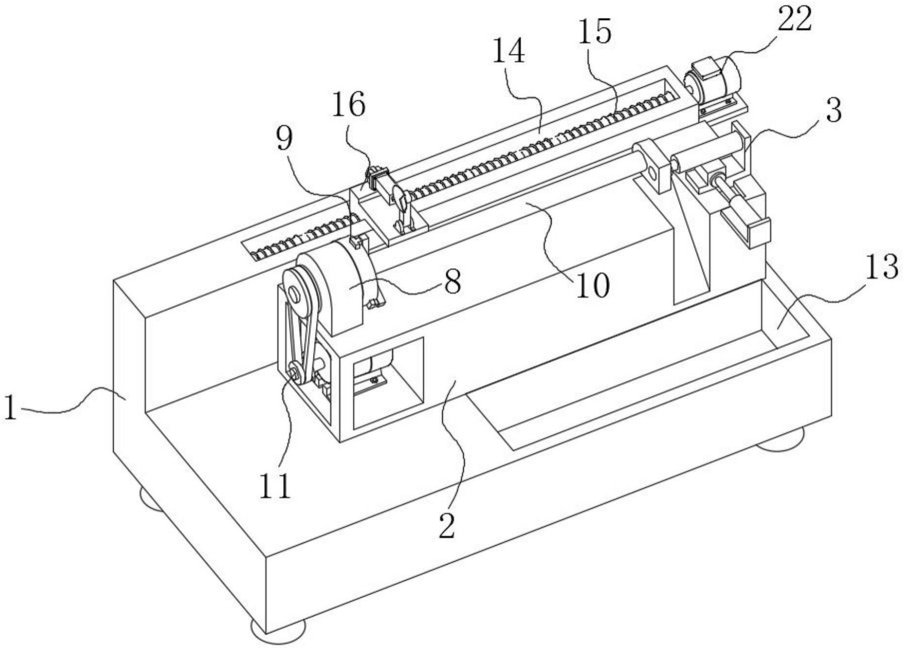 一種具有定位機構(gòu)的紙管分切機的制作方法 一種具有定位機構(gòu)的紙管分切機的制作方法