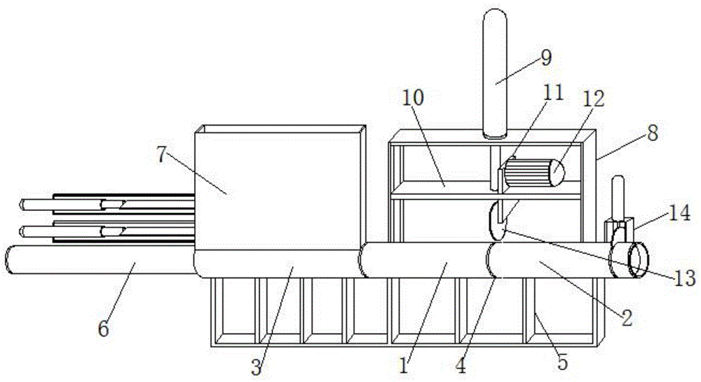 一種紙管切割設備的高精度切割機構的制作方法