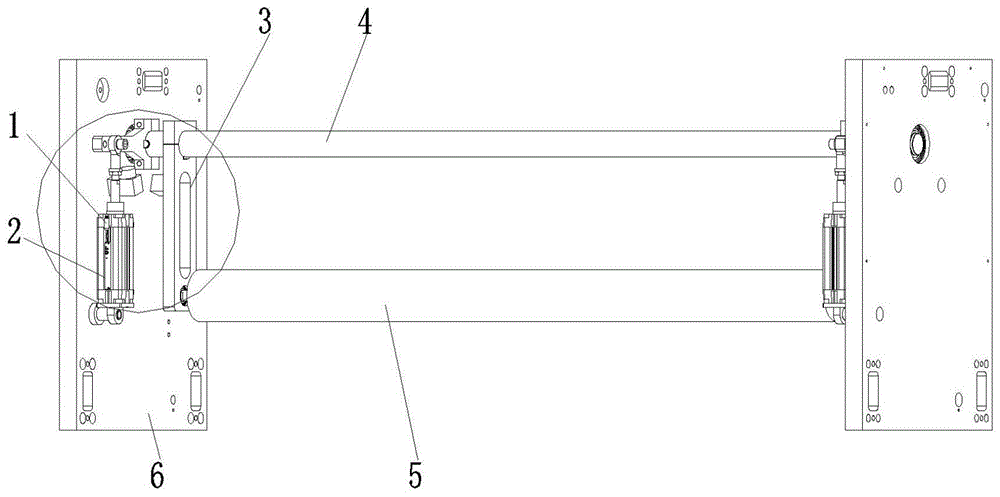 一種薄膜分切機(jī)擺動輥的控制結(jié)構(gòu)的制作方法 一種薄膜分切機(jī)擺動輥的控制結(jié)構(gòu)的制作方法