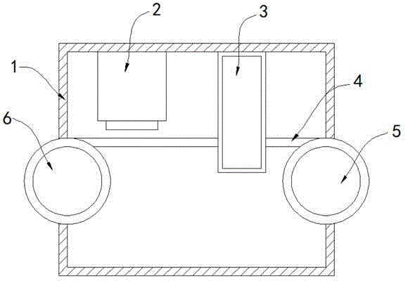 一種生產(chǎn)POF熱收縮膜的光控分切機的制作方法 一種生產(chǎn)POF熱收縮膜的光控分切機的制作方法
