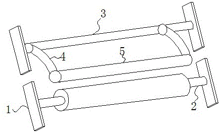 銅箔分切機(jī)收卷壓輥裝置的制作方法 銅箔分切機(jī)收卷壓輥裝置的制作方法