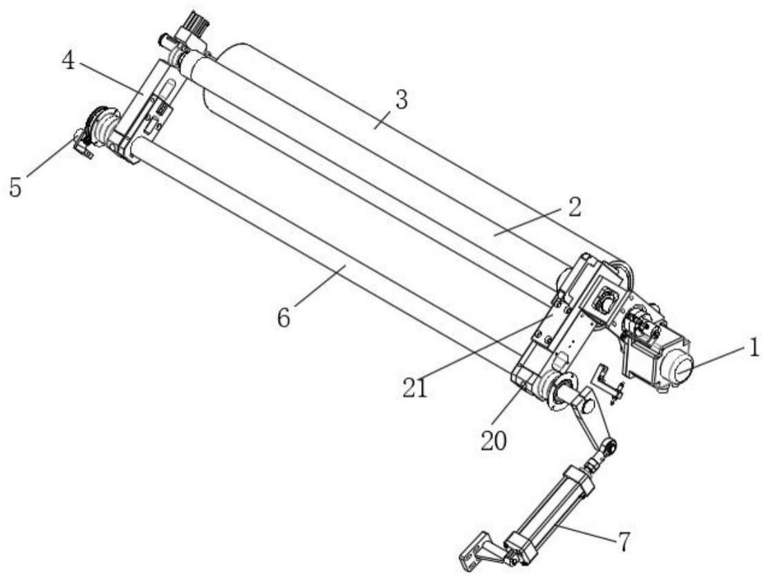 一種分切機(jī)收卷擺臂結(jié)構(gòu)的制作方法 一種分切機(jī)收卷擺臂結(jié)構(gòu)的制作方法